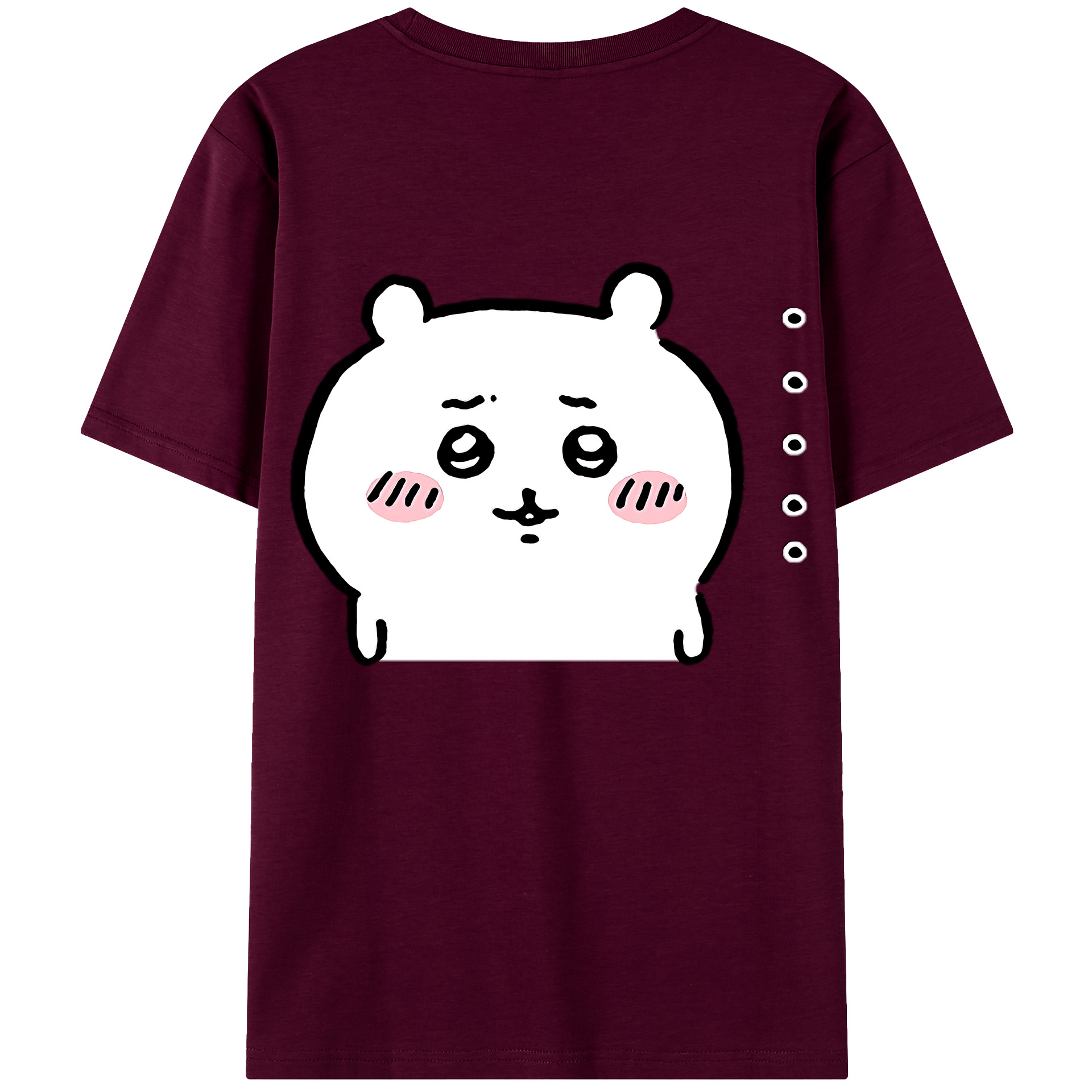 （画像用） ちいかわ ちいかわ Chii-kawa chiikawa レディース半袖Tシャツ(バックプリント)